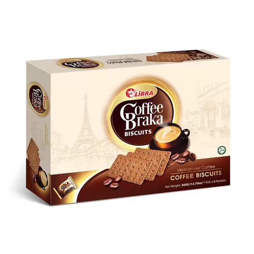 Bánh quy cà phê Braka 360g