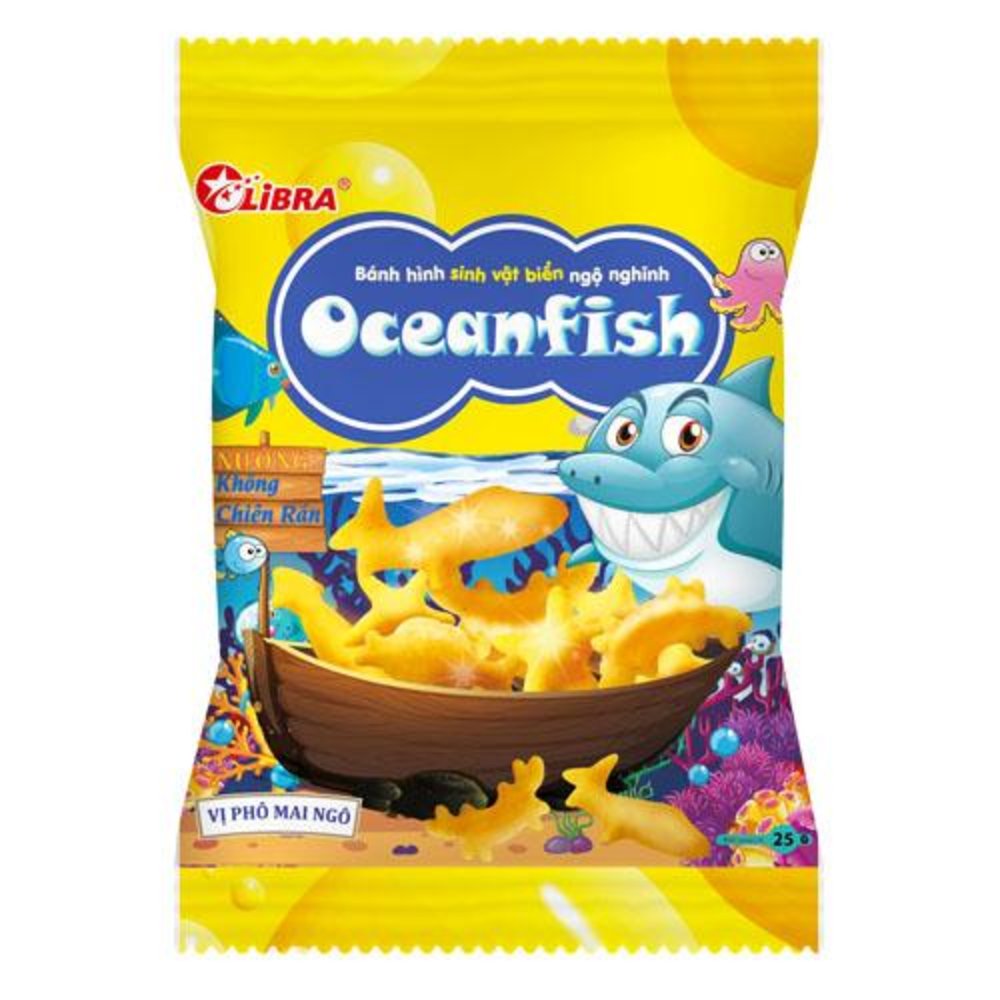 Bánh Snack Oceanfish vị phô mai ngô