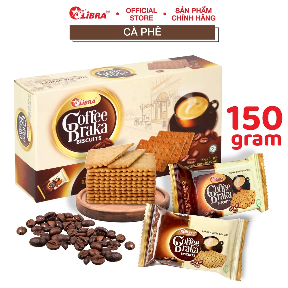Bánh quy cà phê Braka 150g