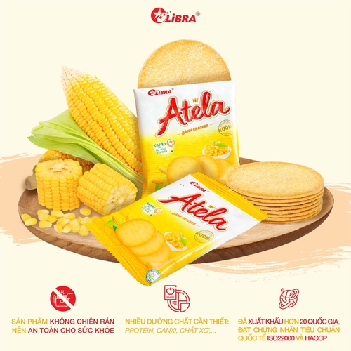 Atela Corn Crips Cracker 342g