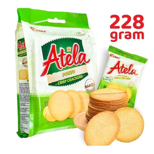 Atela Potato Crisp Crackers 228g