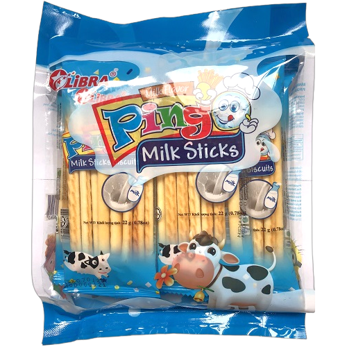 Pingo Milk Stick Biscuits 186g