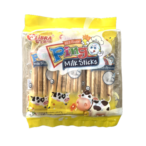 Pingo Milk Stick Biscuits 186g